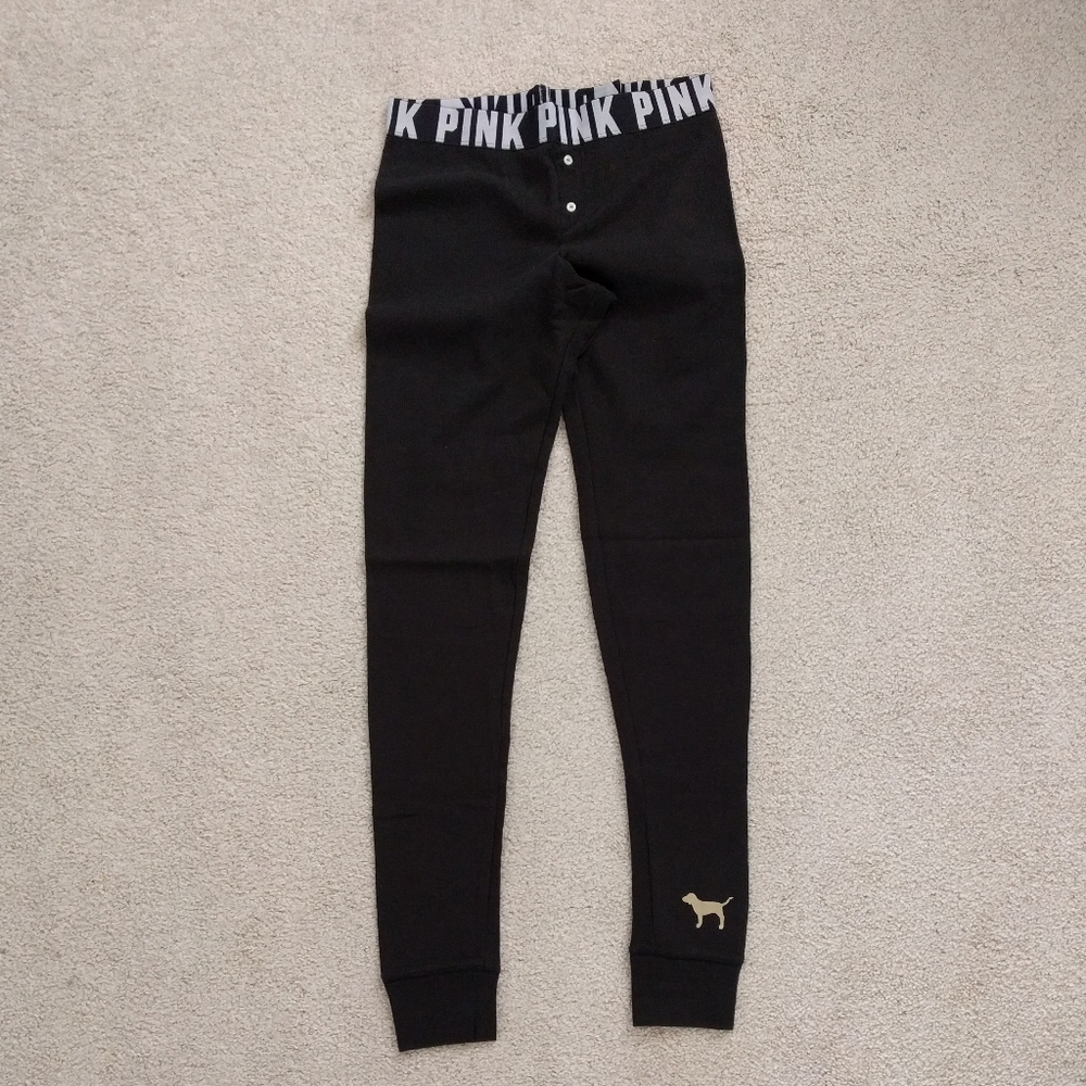 Victoria's Secret Pink thermal leggings, medium